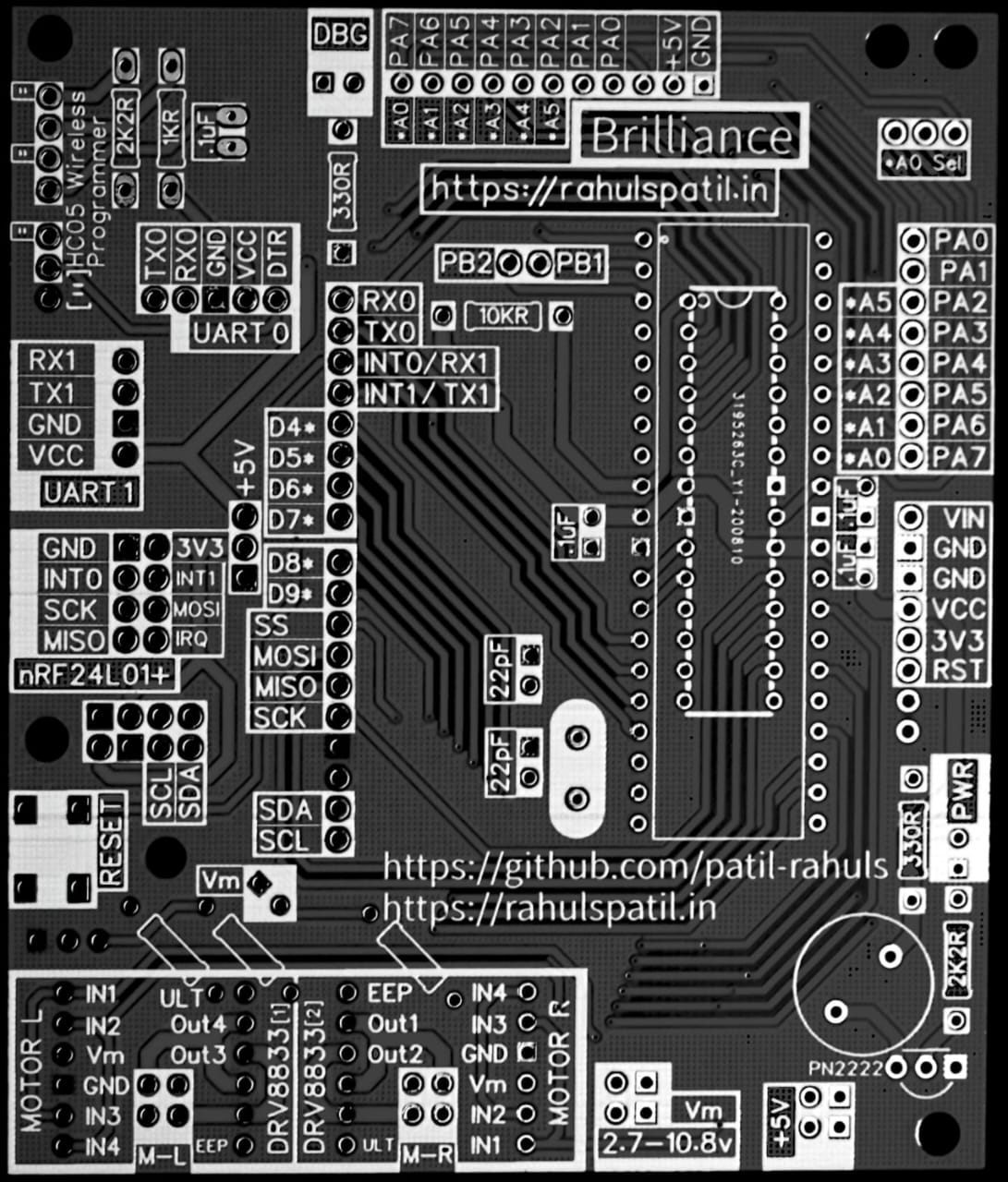 Brilliance Development Board - Front side